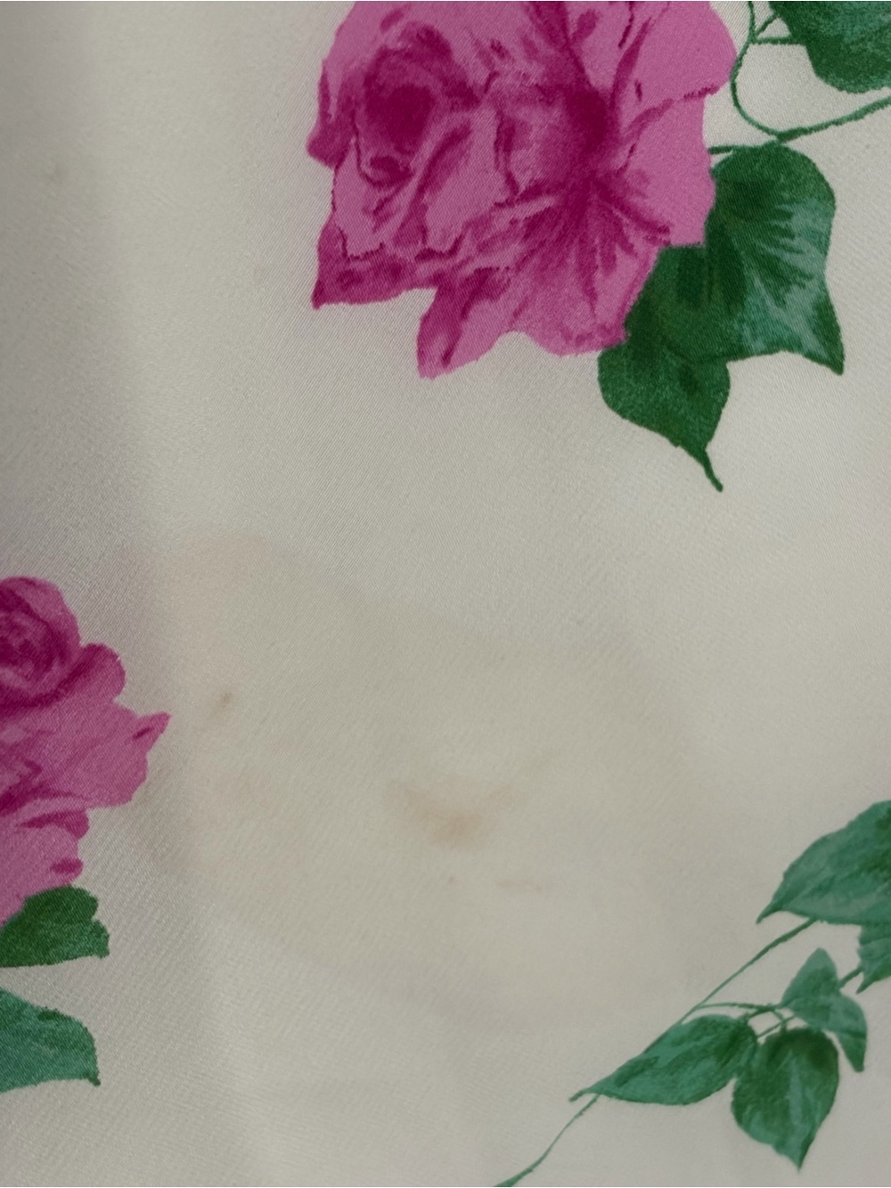 Wayf Cream Maxi Skirt with Pink Rose Print - Picture 5 of 6